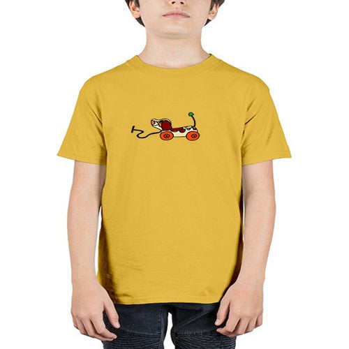 doggie pull toy 122# - dogs - Youth Tee Unisex