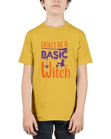 dont be a basic witch 45# - witch - Youth Tee Unisex