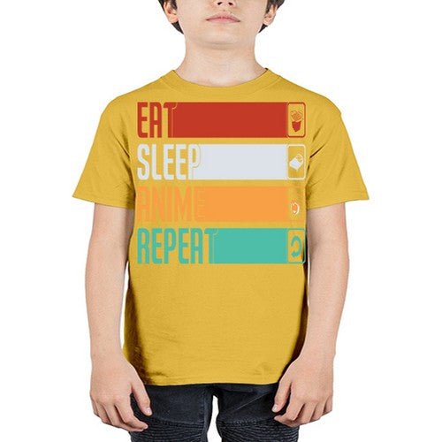 eat sleep anime repeat225# - anime - Youth Tee Unisex