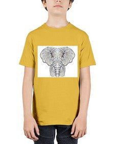 ethnic elefant 422# - mandala - Youth Tee Unisex