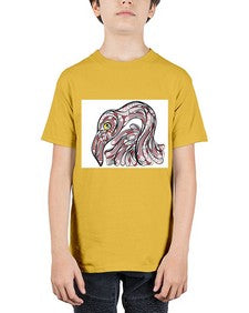 ethnic flamingo 423# - mandala - Youth Tee Unisex