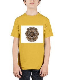 ethnic lion 430# - mandala - Youth Tee Unisex