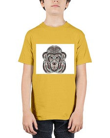 ethnic monkey 431# - mandala - Youth Tee Unisex