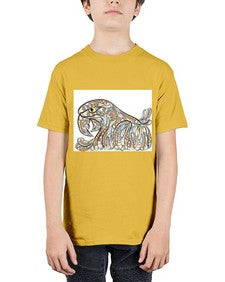 ethnic parrot 435# - mandala - Youth Tee Unisex
