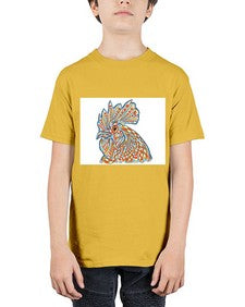 ethnic rooster 438# - mandala - Youth Tee Unisex