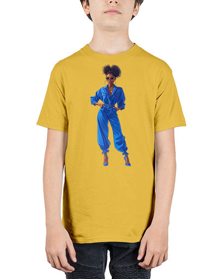 fashion girl in indigo 43# -  fashion - Youth Tee Unisex