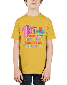 first day of first Grade 101# - first grade - Youth Tee Unisex