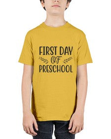 first day of preschool 109# - first grade - Youth Tee Unisex