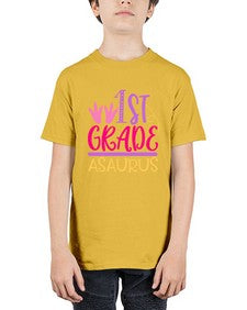first grade asaurus 117# - first grade - Youth Tee Unisex