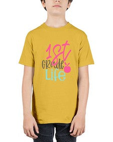 first grade design 121# - first grade - Youth Tee Unisex