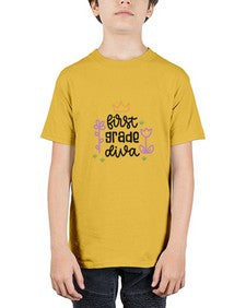 first grade diva 126# - first grade - Youth Tee Unisex