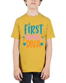 first grade divaaa 130# - first grade - Youth Tee Unisex