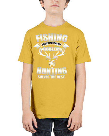 fishing 29# - shark-fish - Youth Tee Unisex