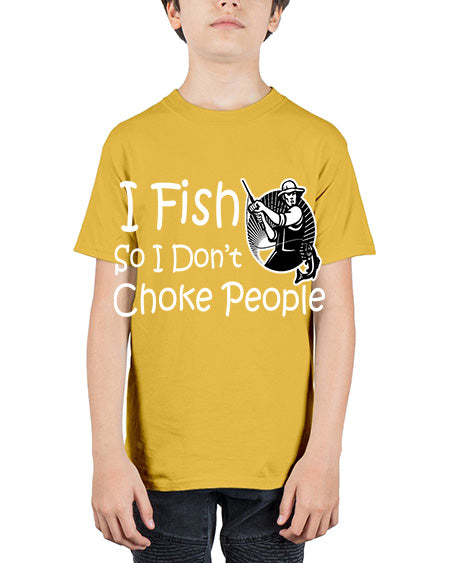 fishing 34# - shark-fish - Youth Tee Unisex
