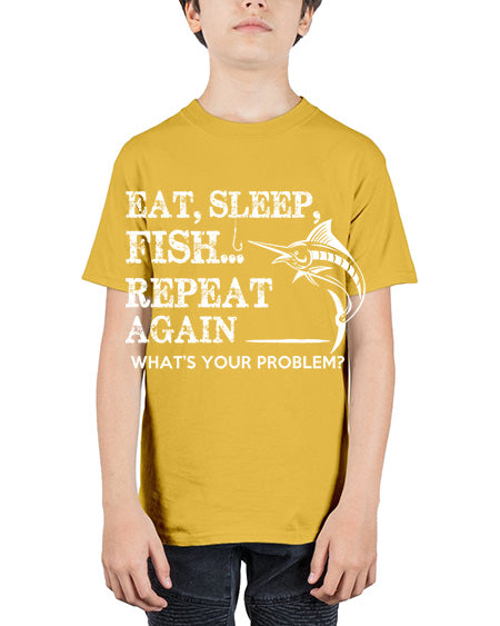 fishing 36# - shark-fish - Youth Tee Unisex