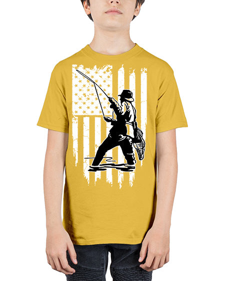 fishing 37# - shark-fish - Youth Tee Unisex
