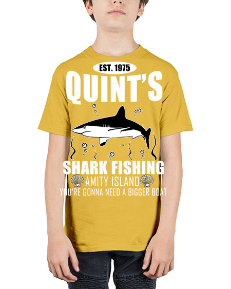 fishing 40# - shark-fish - Youth Tee Unisex