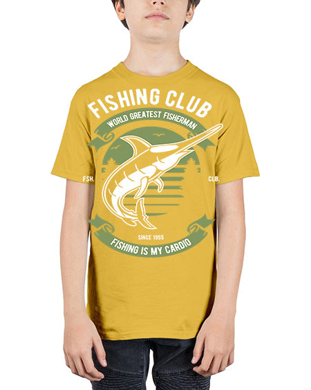 fishing club 50# - shark-fish - Youth Tee Unisex