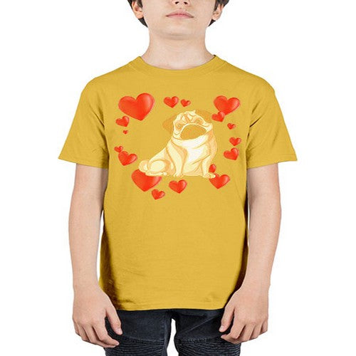 funny cute pug dog shirt 143# - dogs - Youth Tee Unisex
