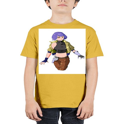 girl with gauntlet169# - anime - Youth Tee Unisex
