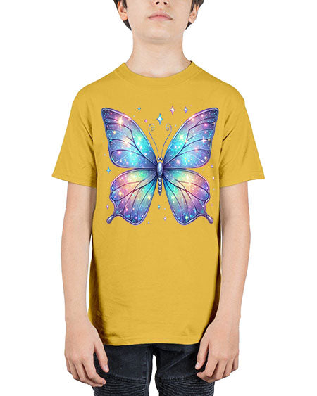 glitter butterfly 14# - butterfly - Youth Tee Unisex