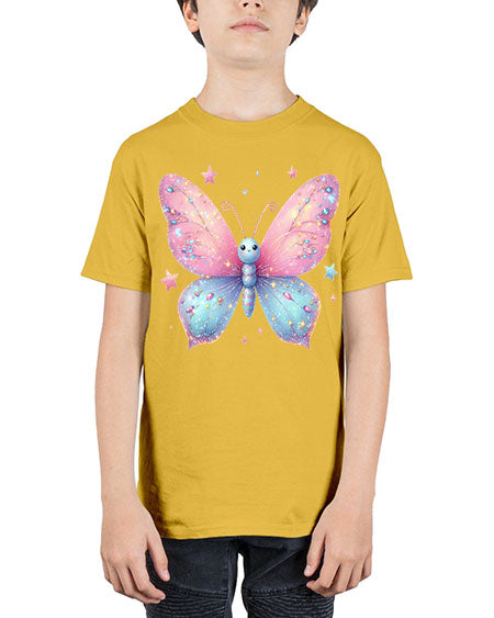 glitter butterfly 18# - butterfly - Youth Tee Unisex