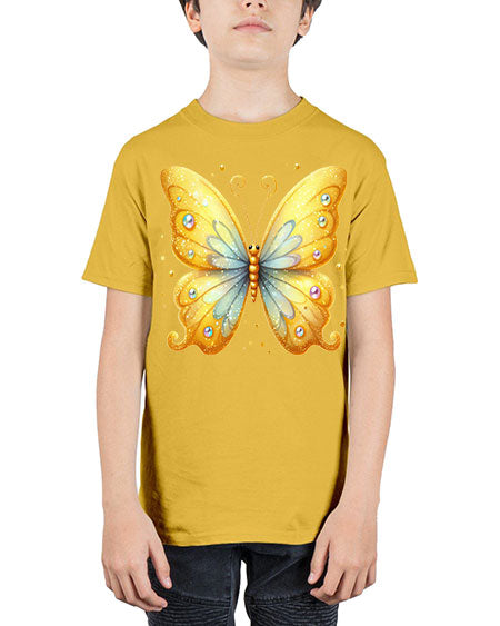 glitter butterfly 3# - butterfly - Youth Tee Unisex