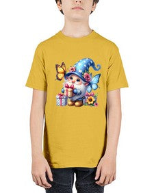gnome with butterfly 03# - gnome - Youth Tee Unisex