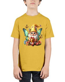 gnome with butterfly 07# - gnome - Youth Tee Unisex