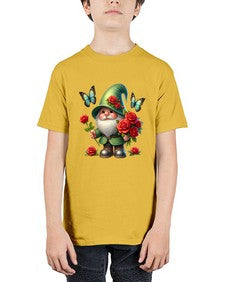 gnome with butterfly 11# - gnome - Youth Tee Unisex
