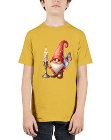 gnome with butterfly 16# - gnome - Youth Tee Unisex