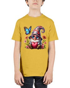 gnome with butterfly 17# - gnome - Youth Tee Unisex