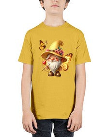 gnome with butterfly 27# - gnome - Youth Tee Unisex
