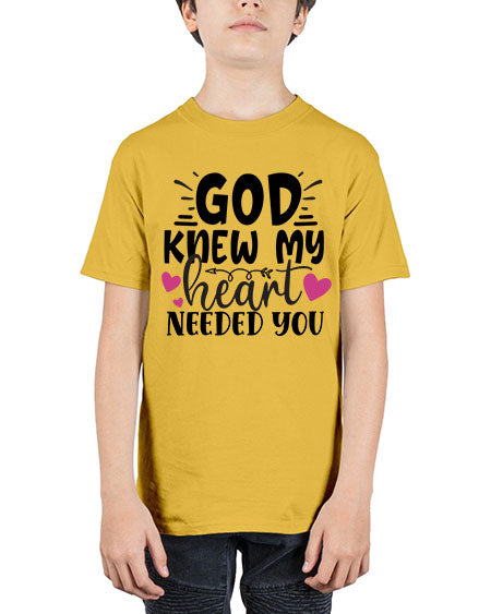god knew my heart needed you Style 83# - baby - Youth Tee Unisex