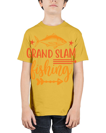 grand salm fishing 12# - shark-fish - Youth Tee Unisex