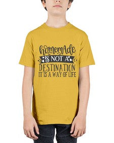 happiness is not a destination it is a way of life Style 110# - motivation - Youth Tee Unisex