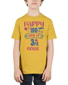 happy th day of third grade 254# - third grade - Youth Tee Unisex