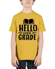 hello eighth grade 256# - eighth grade - Youth Tee Unisex