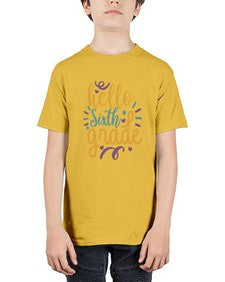 hello sixth grade 336# - sixth grade - Youth Tee Unisex