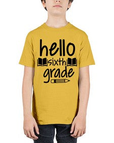 hello sixth grade 337# - sixth grade - Youth Tee Unisex