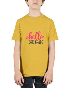 hello third grade 341# - third grade - Youth Tee Unisex