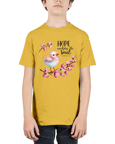 hope anchors the soul 41# - birds - Youth Tee Unisex