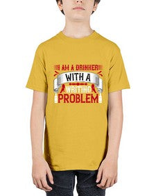 i am a drinker with a writing problem 197# - drinking - Youth Tee Unisex