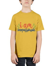 i am compassionate Style 107# - motivation - Youth Tee Unisex