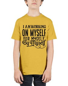 i am working make today ridiculously amazing Style 98# - motivation - Youth Tee Unisex