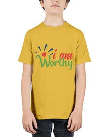 i am worthy Style 97# - motivation - Youth Tee Unisex