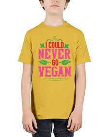 i could never go vegan 206# - vegan - Youth Tee Unisex