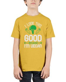 i look this good because im vegan 1131# - vegan - Youth Tee Unisex