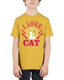 i love cat Style 56# - cats - Youth Tee Unisex