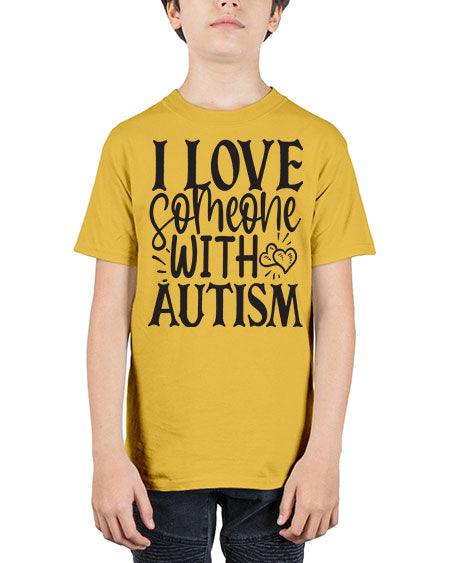 i love someone with autism 665# - autism - Youth Tee Unisex